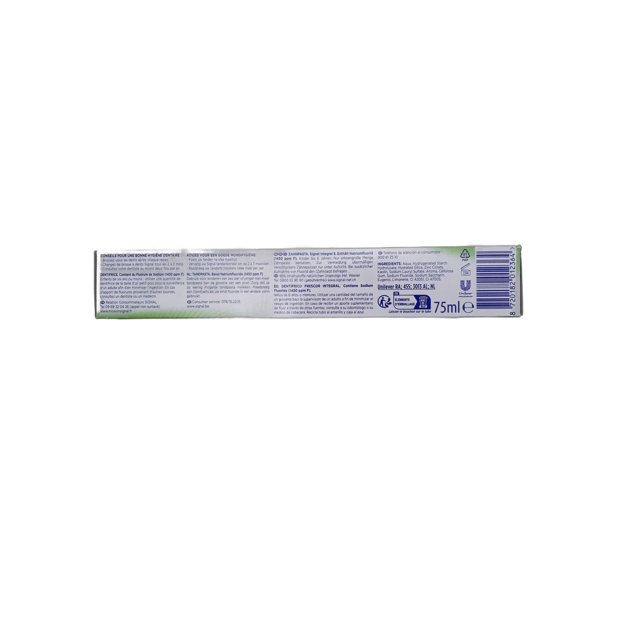 Signal toothpaste 75 ml Integral 8 Fresh Naturals - Slika 2