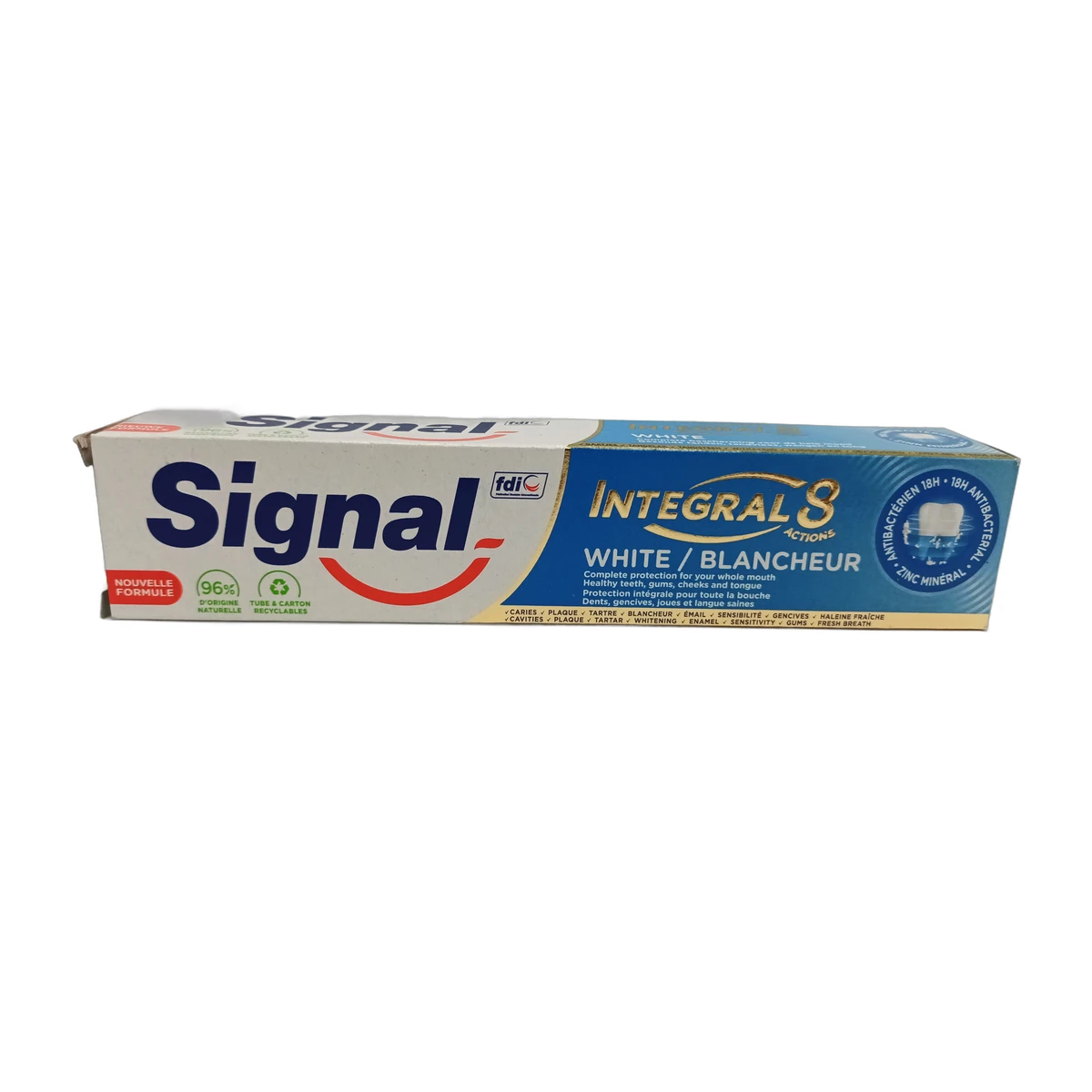 Signal toothpaste 75 ml Integral 8 White