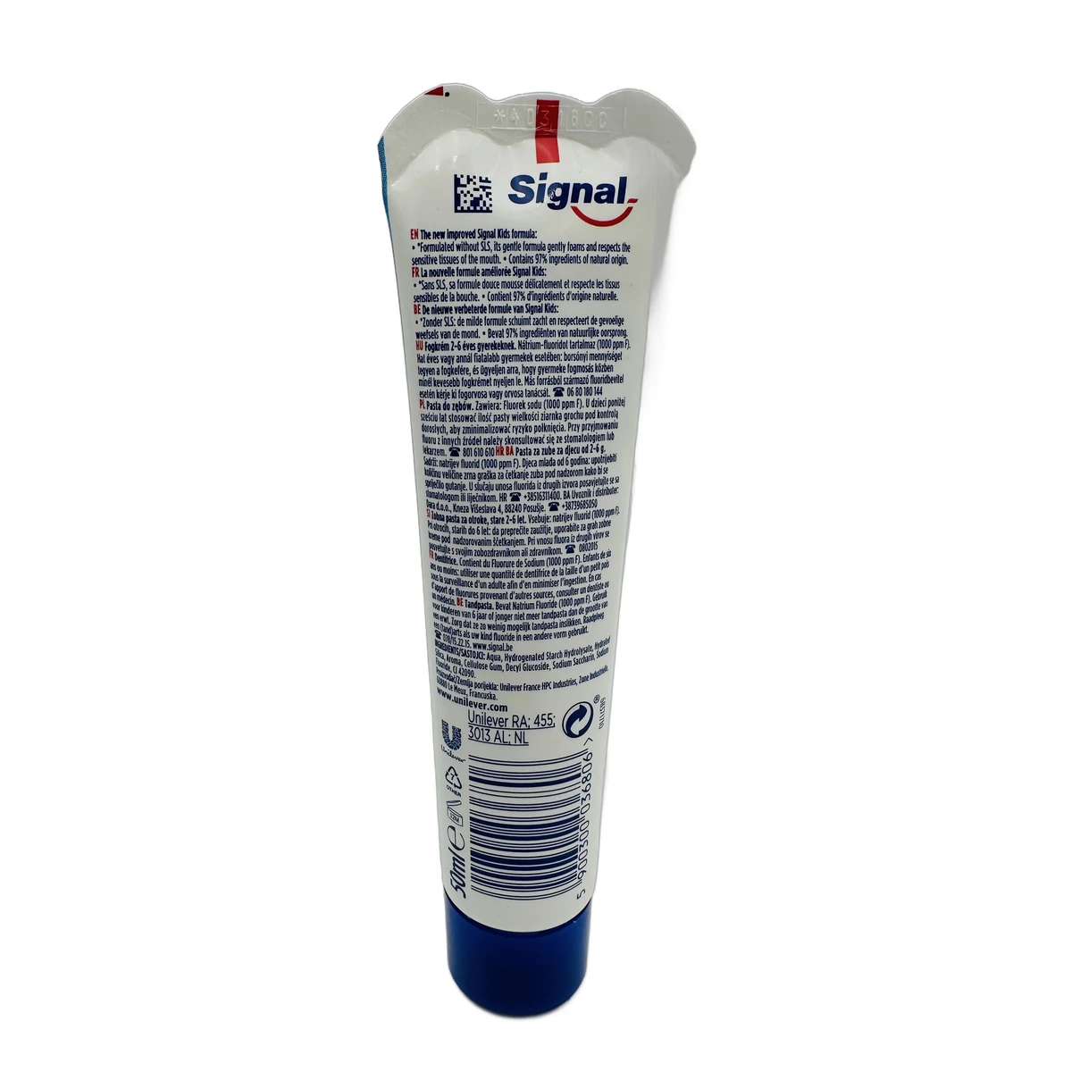 Signal toothpaste kids 50 ml Fruity flavour 2-6 - Slika 2