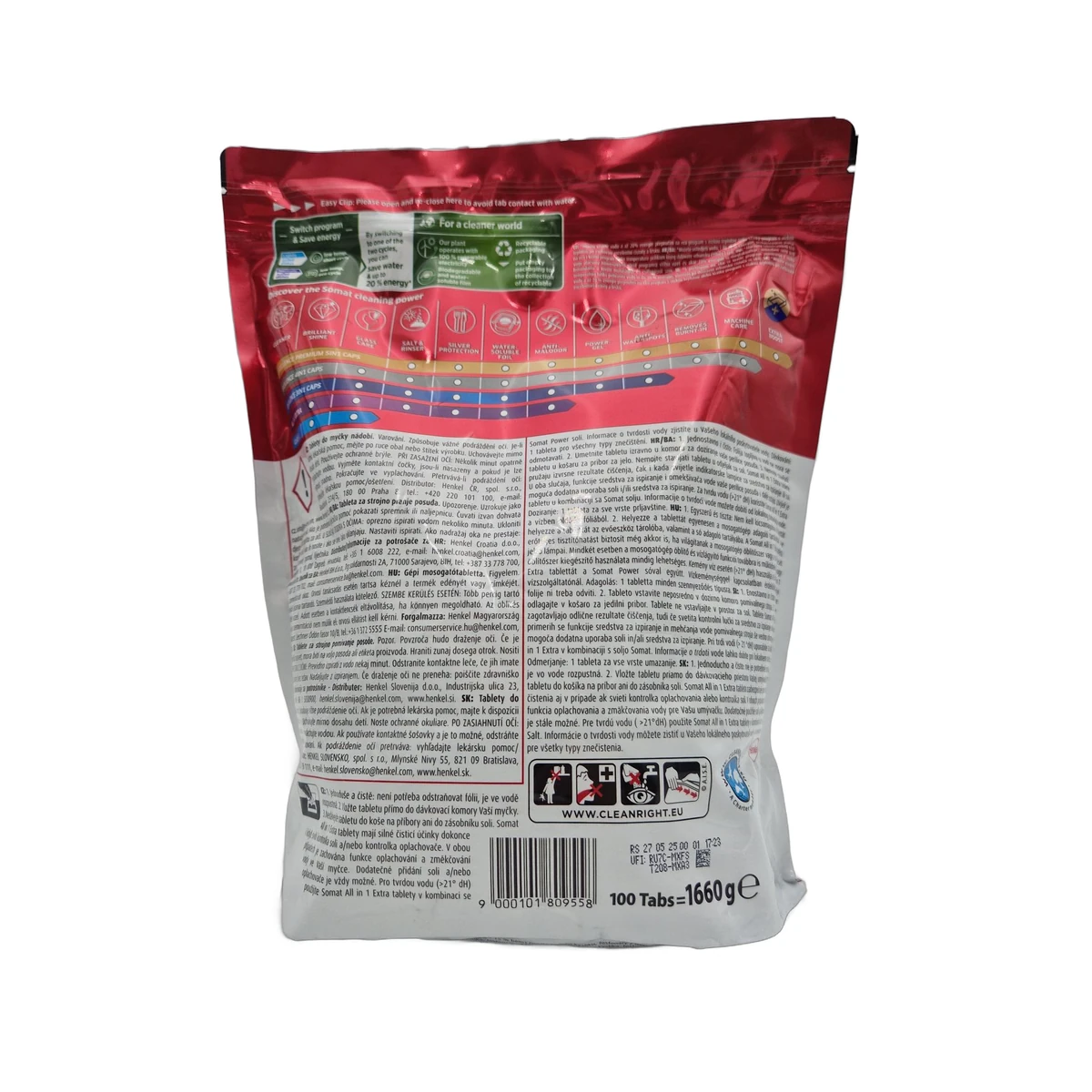 Somat dishwasher tabs 100 sc 100 pcs All in One Extra - Slika 2