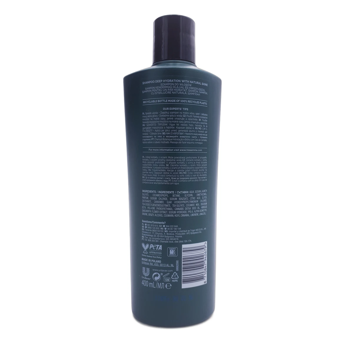 Tresemmé shampoo 400 ml Hydration Hemp - Slika 2