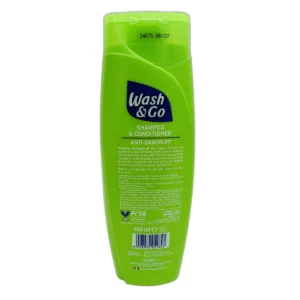 Wash&Go shampoo 400 ml Anti dandruff 2in1 - Slika 2