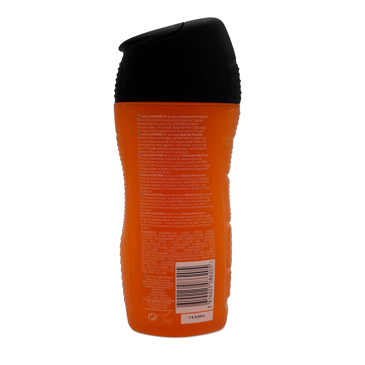 Adidas shower gel men 250 ml 3in1 Adipower - Slika 2