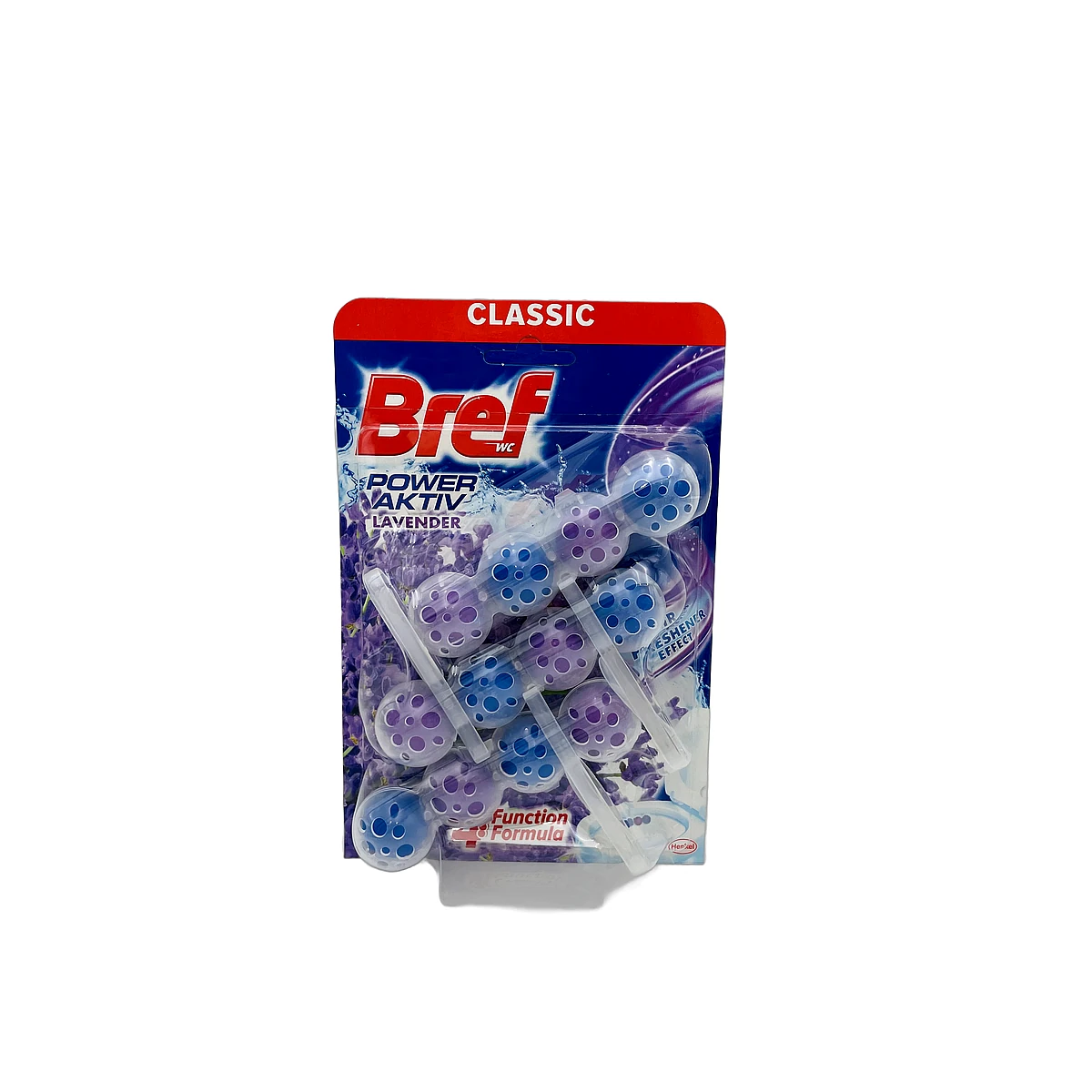 Bref toilet freshener 3x50 g Power Activ Lavender