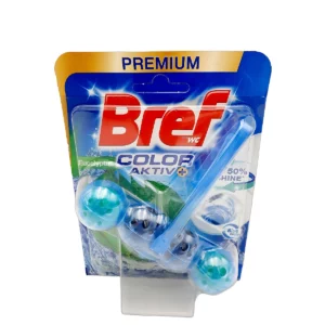 Bref toilet freshener 50 g Blue Aktiv Color Aktiv Blue Eucalyptus