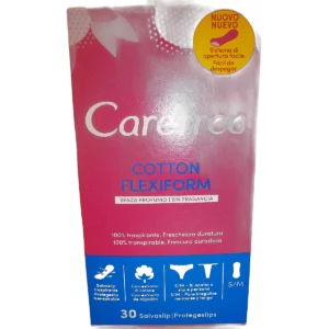 Carefree pantyliners 30 pcs Cotton Flexiform