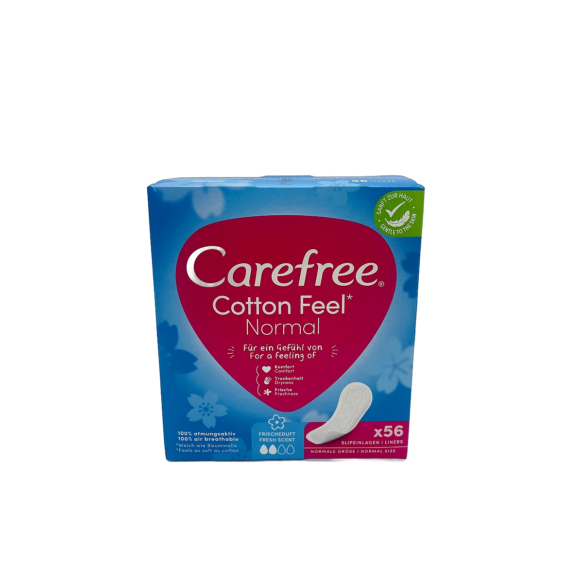 Carefree pantyliners 56 pcs Cotton Fresh