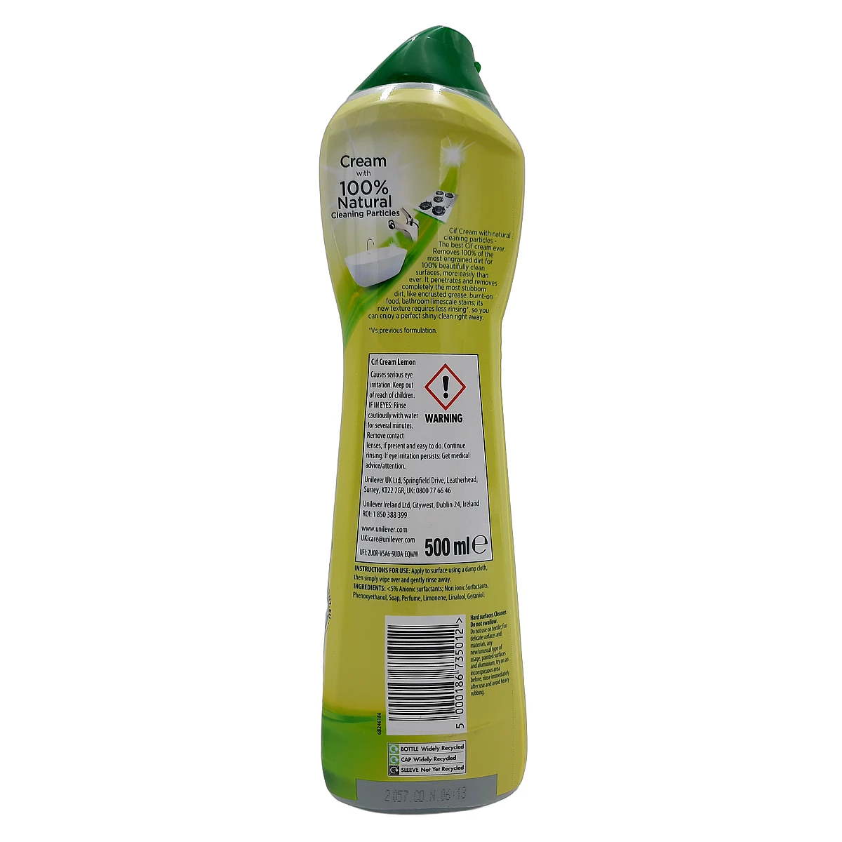 Cif cream 500 ml Lemon - Slika 2