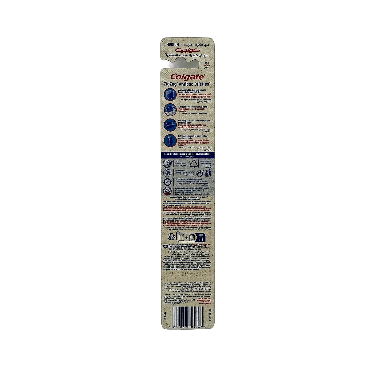 Colgate toothbrush ZigZag Medium - Slika 2