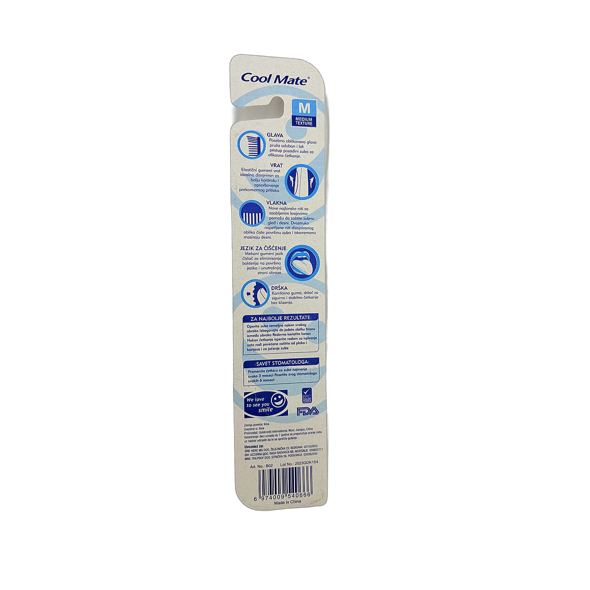 Cool Mate toothbrush Deep Clean Power Professional - Slika 2