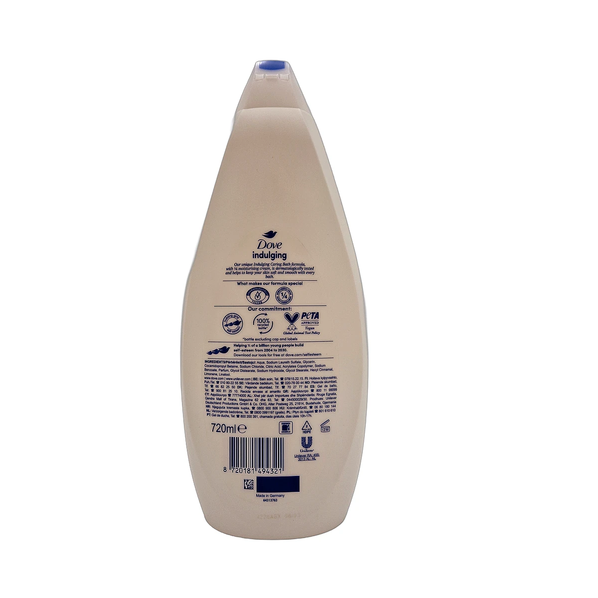 Dove bath foam 720 ml Idratante - Slika 2