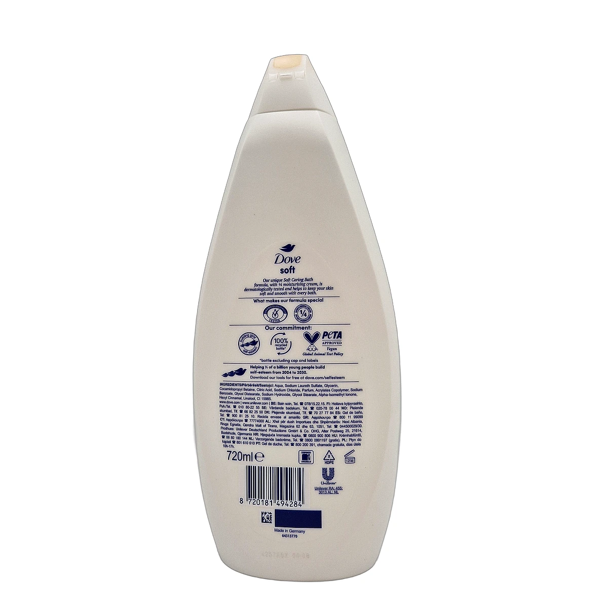 Dove bath foam 720 ml Soft - Slika 2