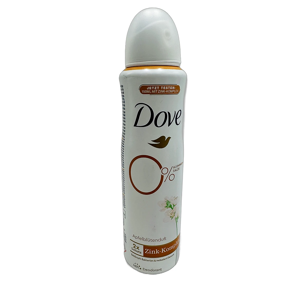 Dove deo 150 ml Zink Komplex Apfelblütenduft 0%