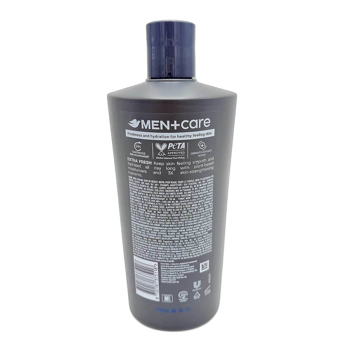 Dove shower gel men 700 ml Men+Care Extra Fresh - Slika 2