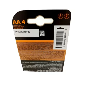 Alternative view of Duracell battery AA 4pcs Plus