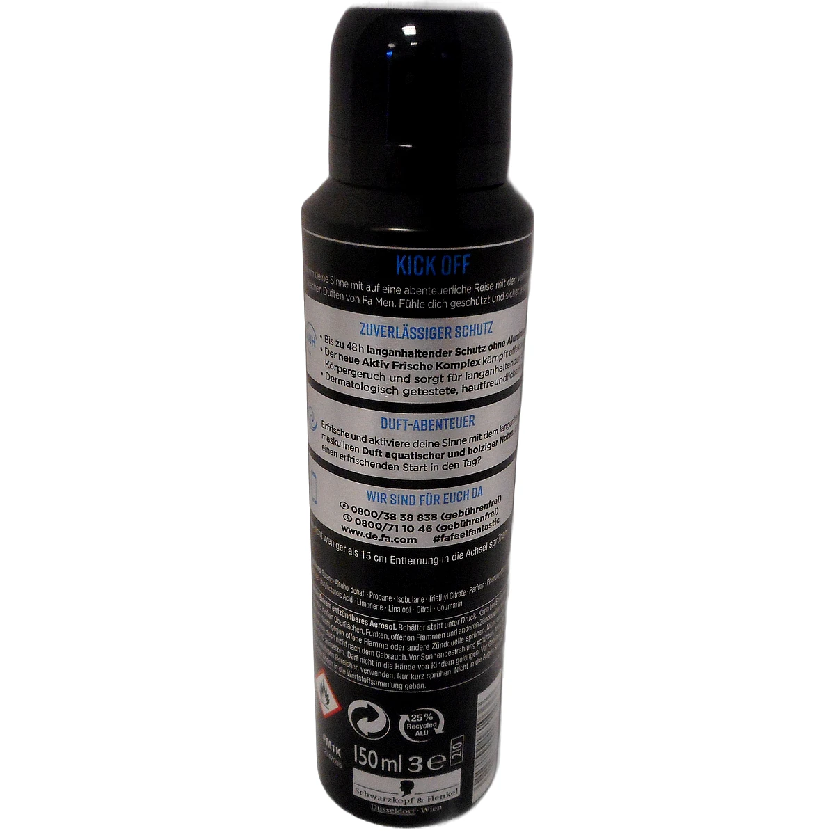 Fa deo men 150 ml Kick off - Slika 2