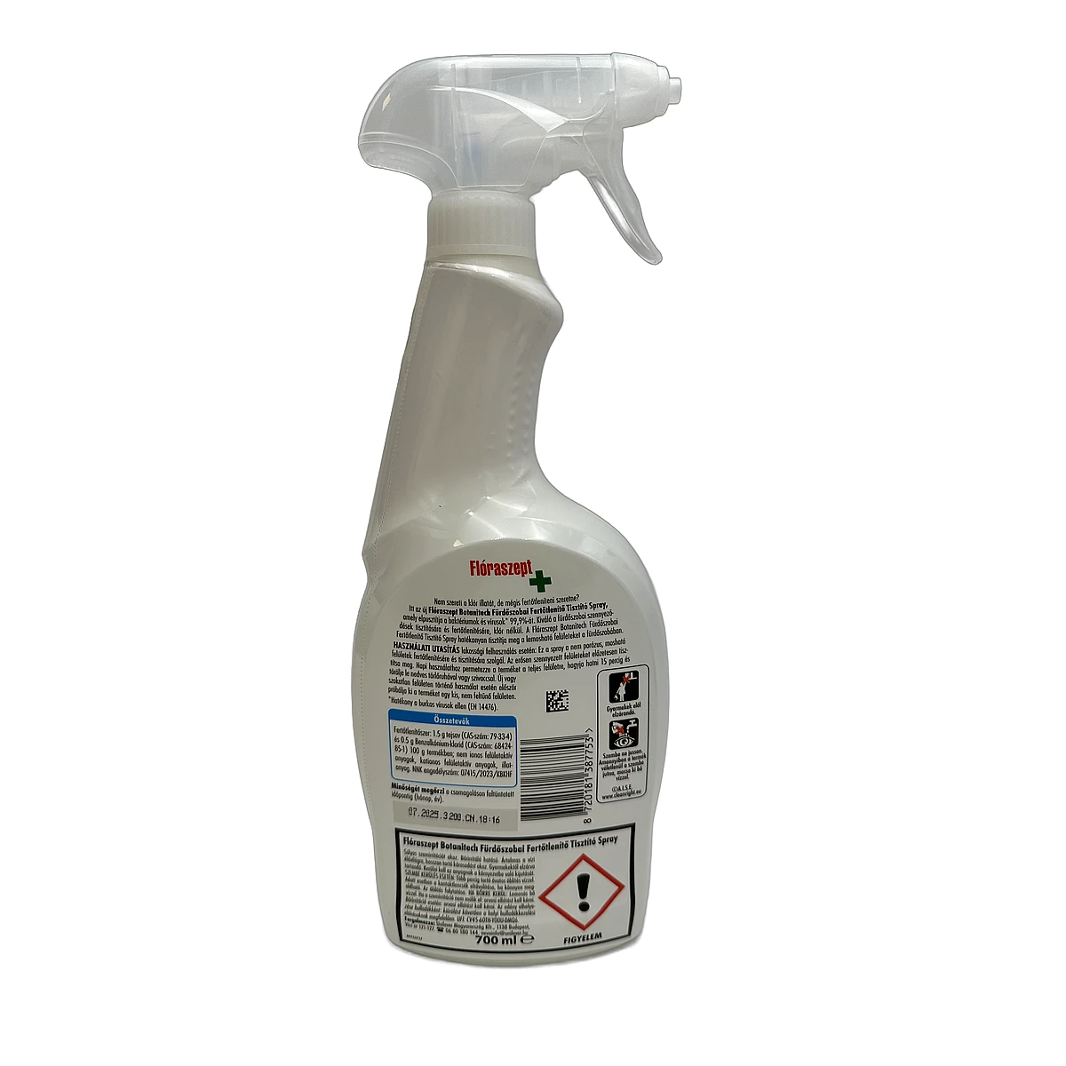 Flóraszept disinfectant pump 700 ml Bath 0% chlorine BotaniTech - Slika 2