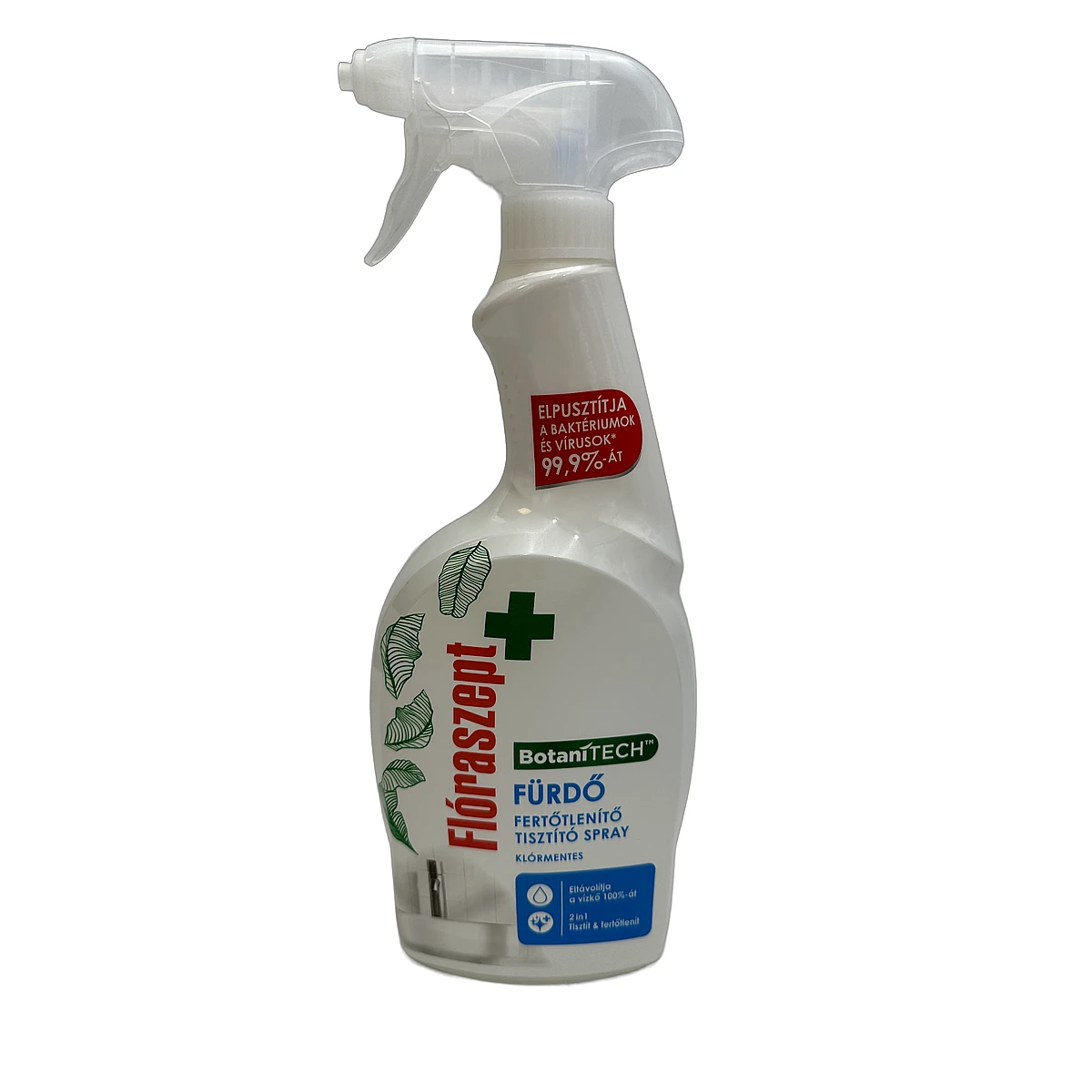 Flóraszept disinfectant pump 700 ml Bath 0% chlorine BotaniTech