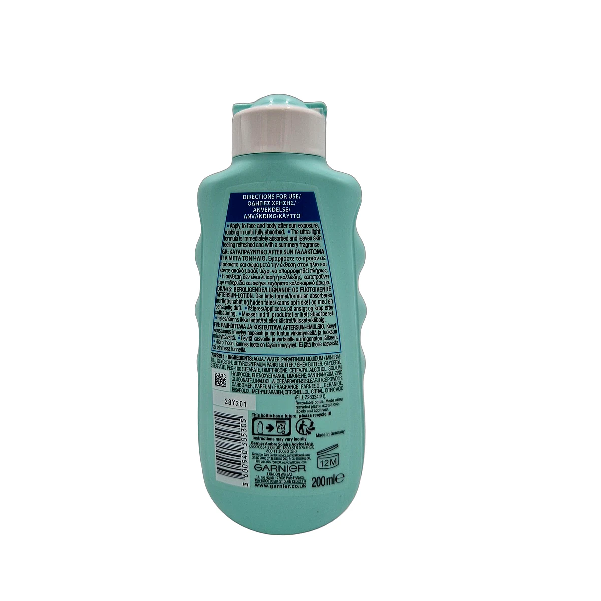 Garnier Ambre Solaire after sun lotion 200 ml Aloe Vera - Slika 2