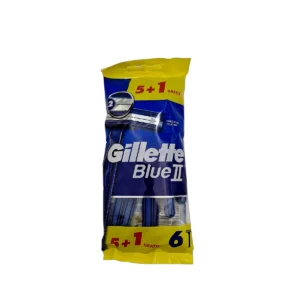 Gillette disposable razor 6 pcs Blue II