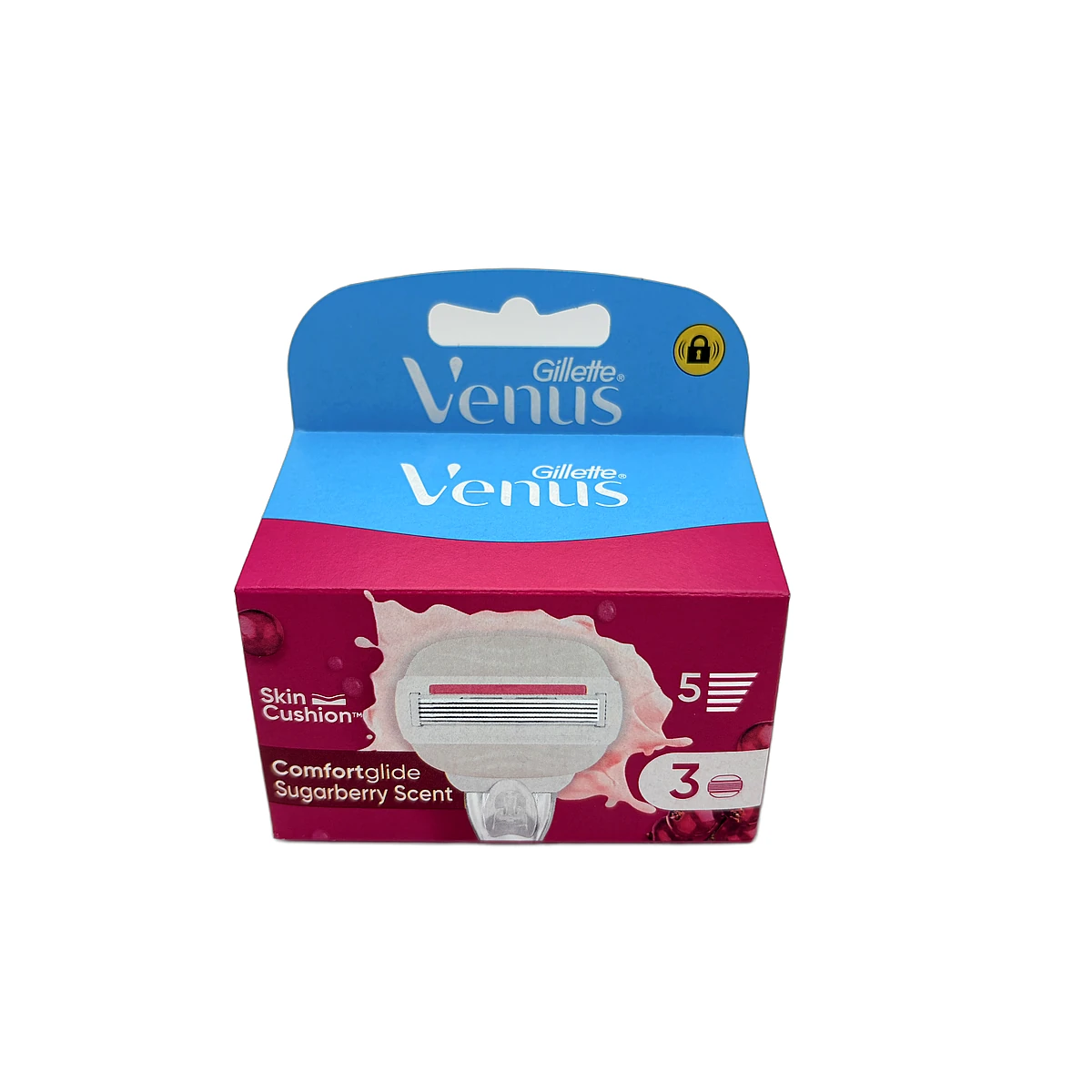 Gillette razor blades woman 3 pcs Venus Comfortglide Sugarberry Scent