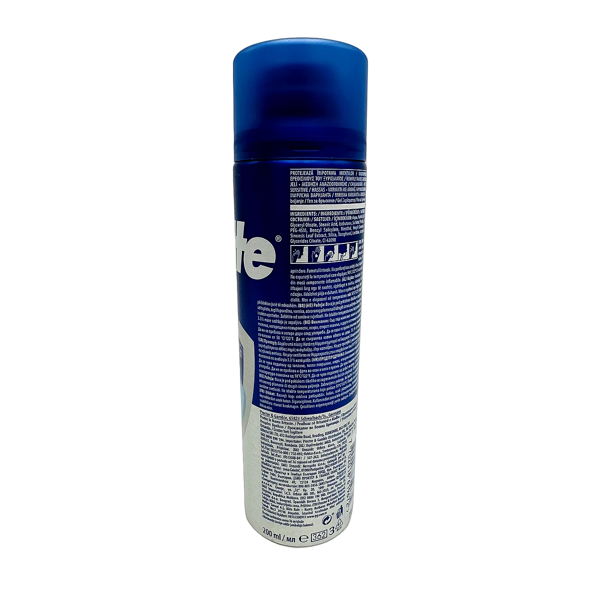 Gillette shaving gel 200 ml Series Sensitive Green Tea - Slika 2