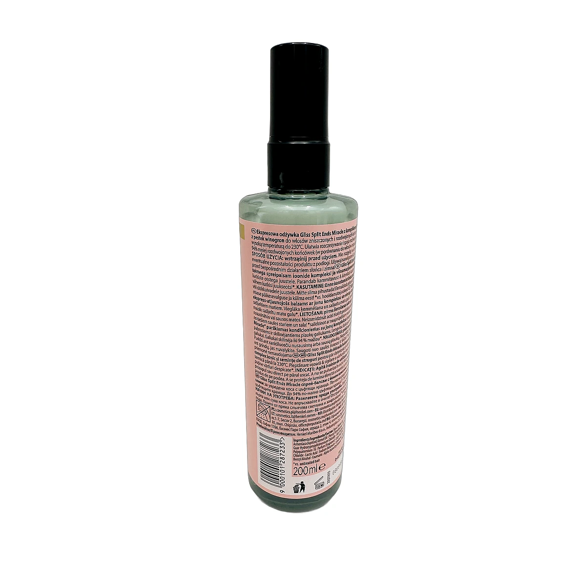 Gliss Kur hair treatment serum pump 200 ml Split Ends Miracle - Slika 2