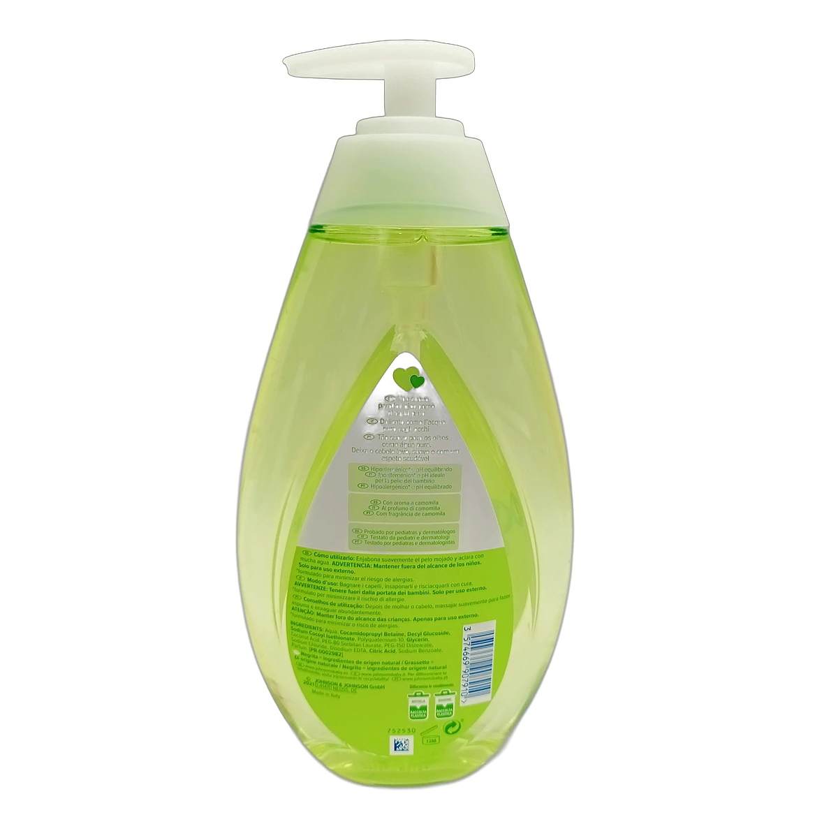 Johnson's Baby shampoo pump 750 ml Camomile - Slika 2