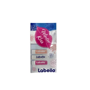 Labello gift set Winter Kiss 3x 5,5 ml Med Repair+Velvet Rose+Scrub Peach