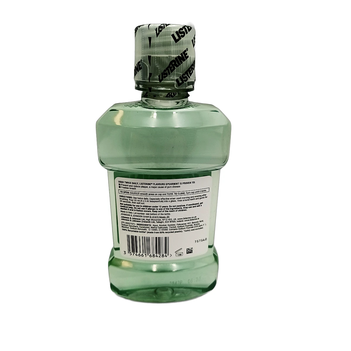 Listerine mouth wash 250 ml Spearmint - Slika 2
