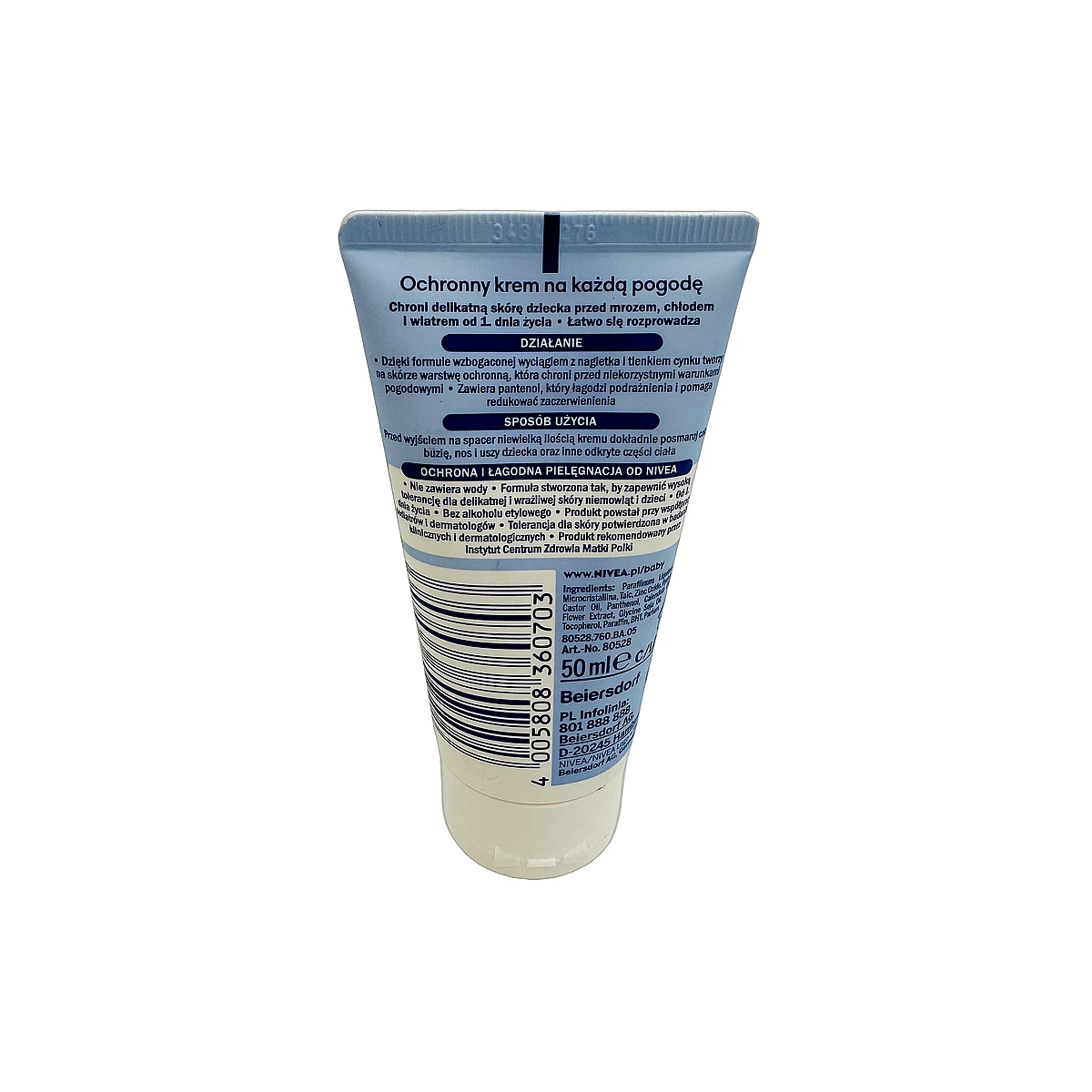 Nivea Baby cream 50 ml All Weather Protect - Slika 2