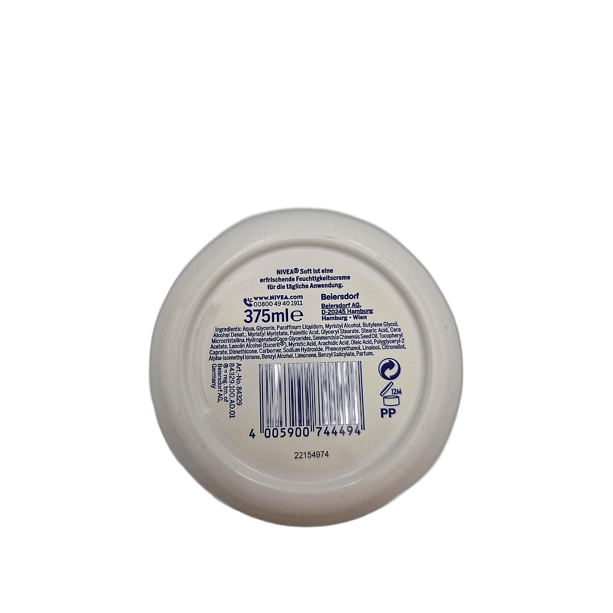 Nivea cream jar 375 ml Soft - Slika 2