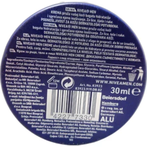 Alternative view of Nivea cream men 30 ml Cream