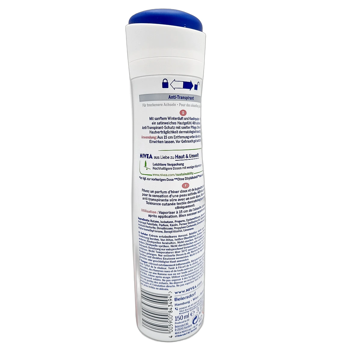 Nivea deo 150 ml Winter Moment 0% - Slika 2