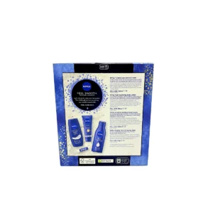 Alternative view of Nivea gift set Feel Smooth body lotion 250ml+shower gel 250ml+hand cream 100 ml+lip balm 4,8g