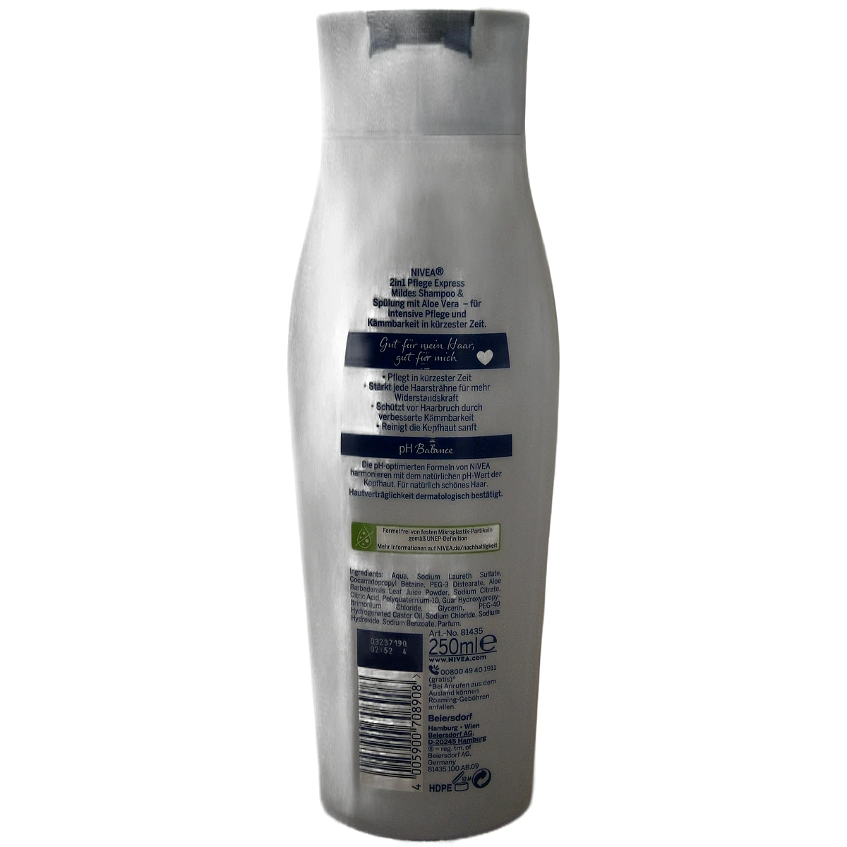 Nivea shampoo 250 ml Express 2in1 - Slika 2