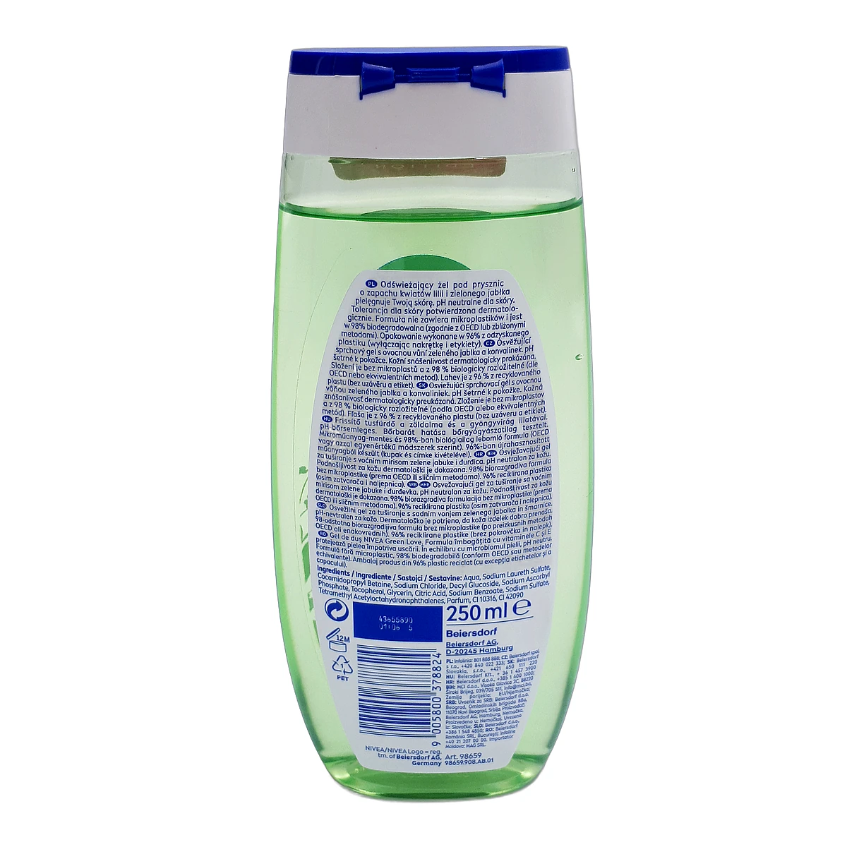 Nivea shower gel 250 ml Fruity Delight - Slika 2