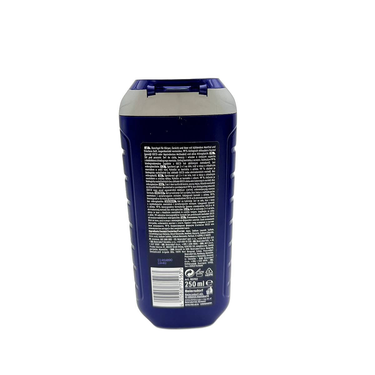 Nivea shower gel man 250 ml Cool Kick/Fresh Kick - Slika 2