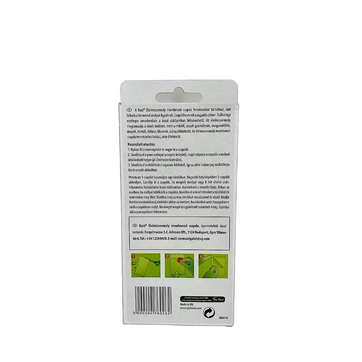 Raid food moth trap 3 pcs - Slika 2
