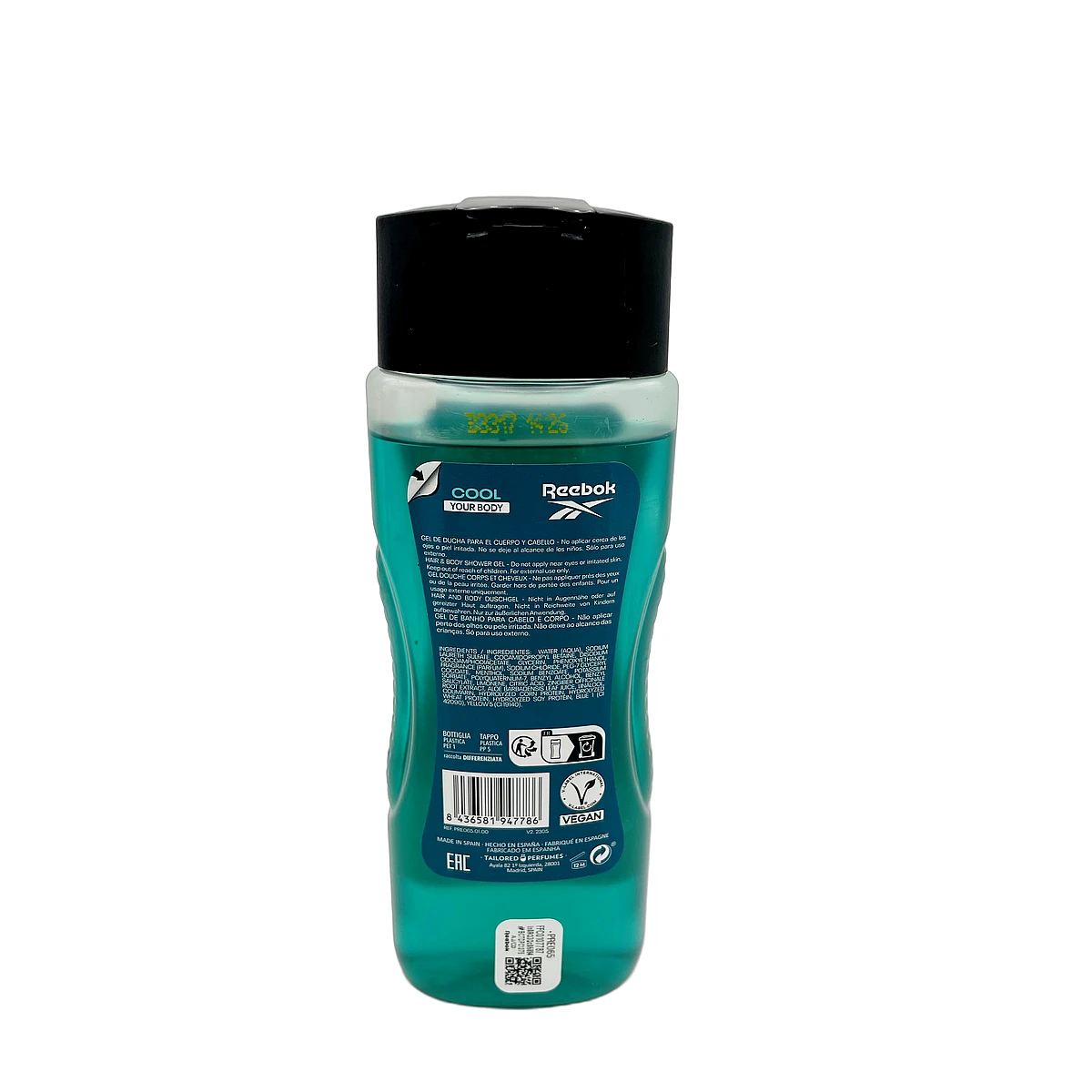 Reebok shower gel men 400 ml Cool Your Body - Slika 2