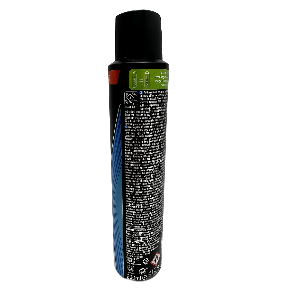 Rexona deo men 200 ml Cobalt Dry 0% Alcohol - Slika 2