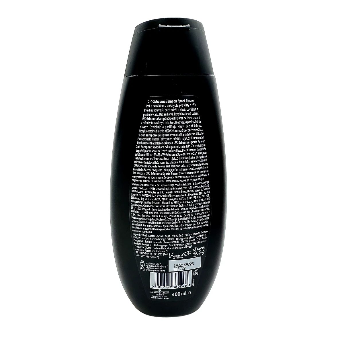 Schauma shampoo men 400 ml Sports Power - Slika 2