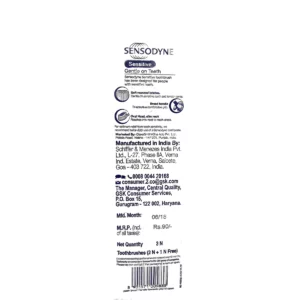 Alternative view of Sensodyne toothbrush Trio Pack Sensitive Soft