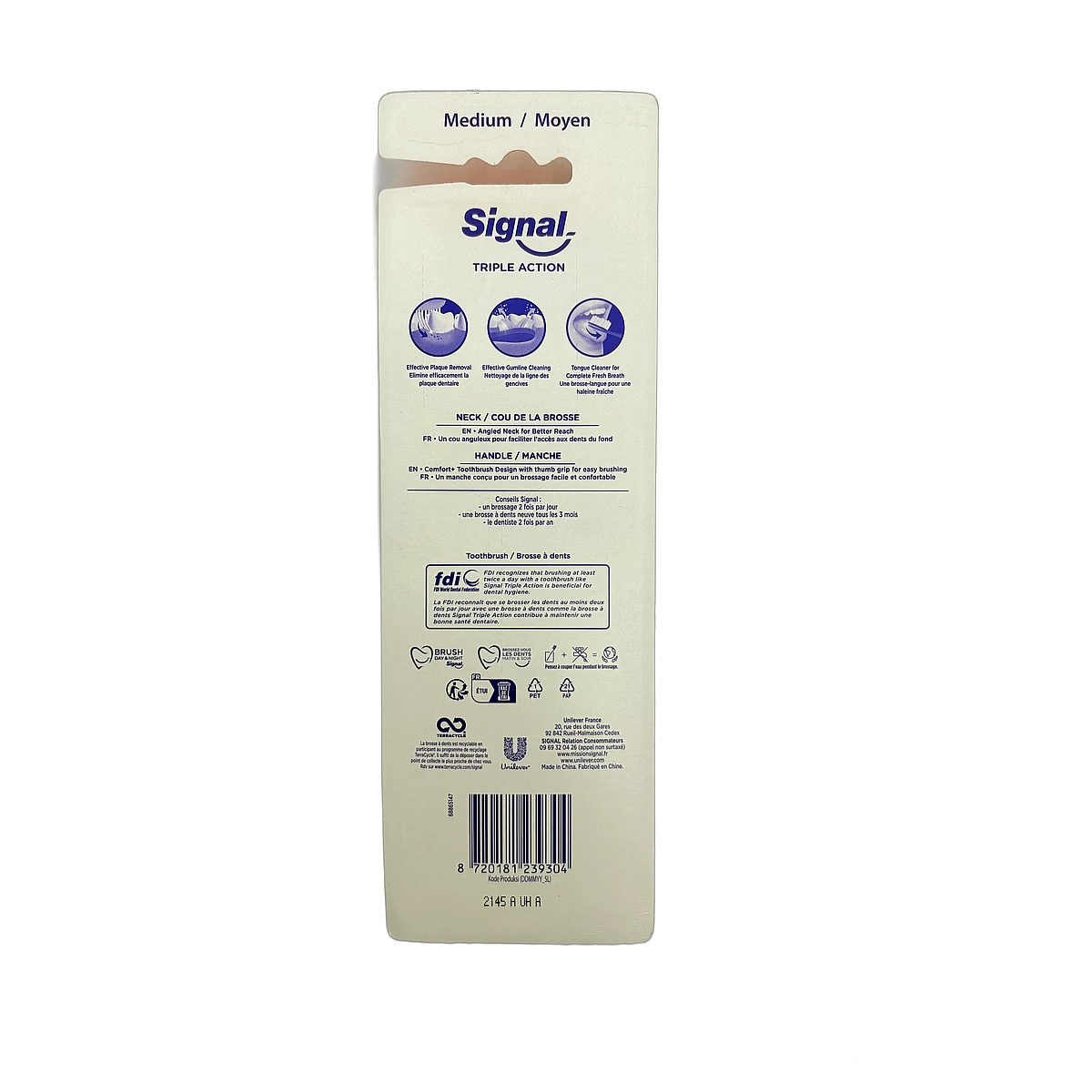 Signal toothbrush quatro pack Triple Action Medium - Slika 2