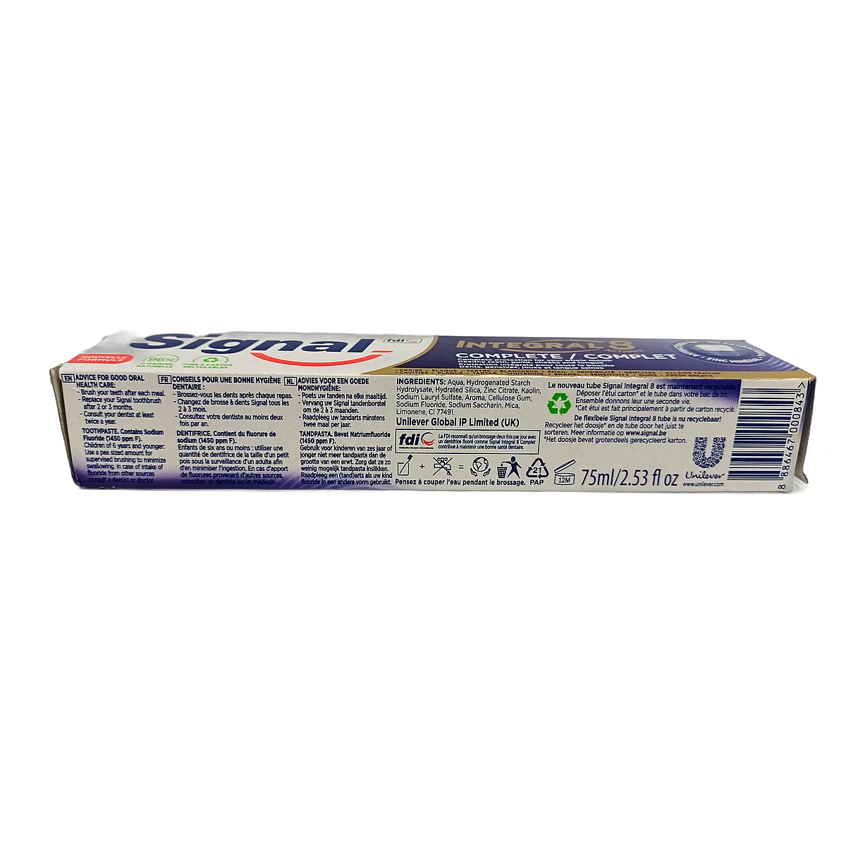 Signal toothpaste 75 ml Integral 8 Complete - Slika 2