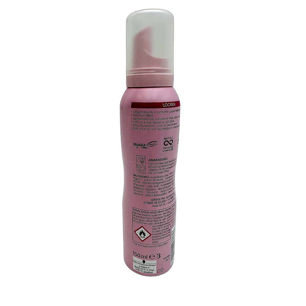 Taft hair mousse 150 ml Locken 3 - Slika 2