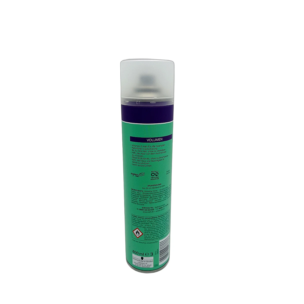 Taft hair spray 400 ml Volume 3 - Slika 2
