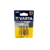 Varta battery AAA 4 pcs Superlife